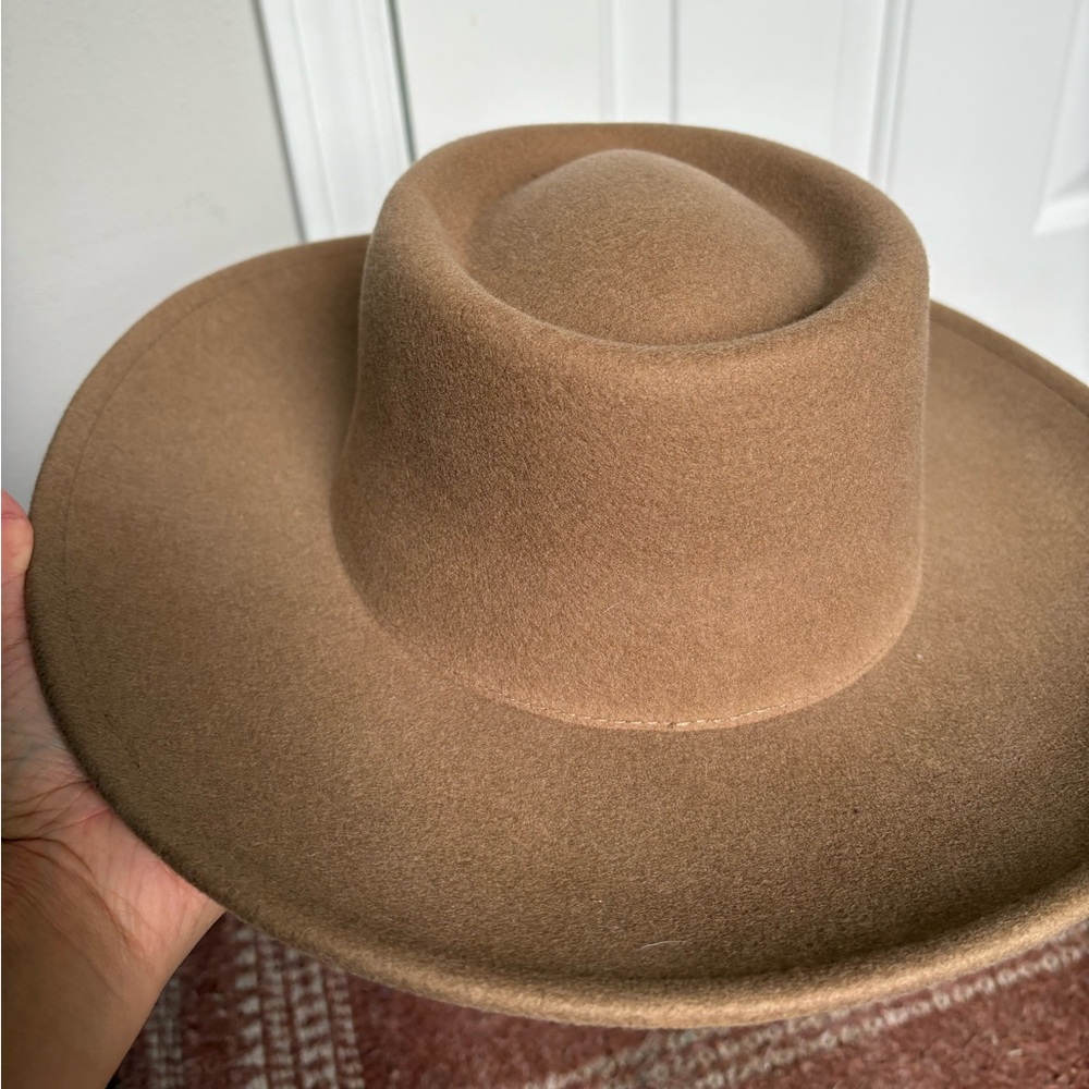 GIGI PIP Women's Tan Wide-Brim Hat